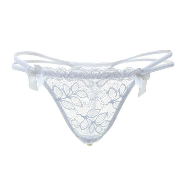 2018 Pendant Lady Pearl G String V-String Women Panties Low Waist Underwear swimming swimsuit Biquins Bottoms Briefs swimwear