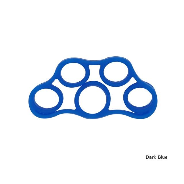 Silicone Ring 3 Levels Finger Hand Grip Ring Gripper Strengthener Exerciser Trainer Resistance Band Fitness Expander Stretcher