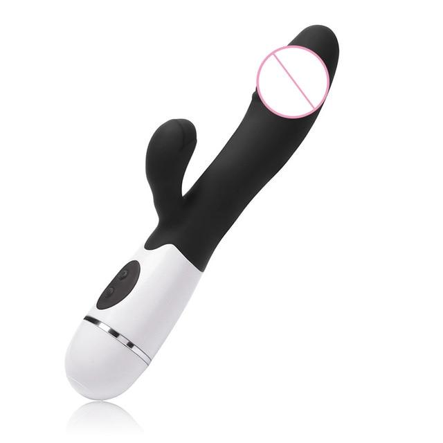 G spot Dildo Rabbit Vibrator, Dildo vibrator Dual Vibration Waterproof Female Vagina Clitoris Sex toy for Women Adult Sex Toys