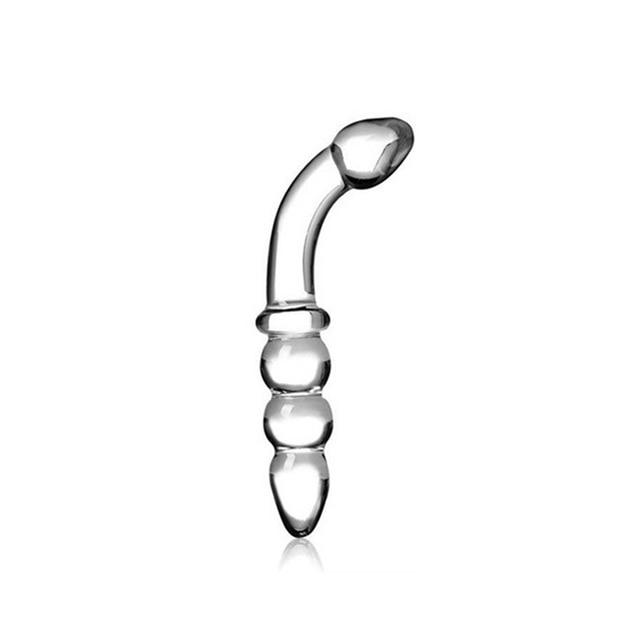 Meselo Glass Anal Plug Beads Butt Plug Heat-resistant Glass Dildo Masturbator Adult Sex Toys For Woman Men Prostate Massage Male