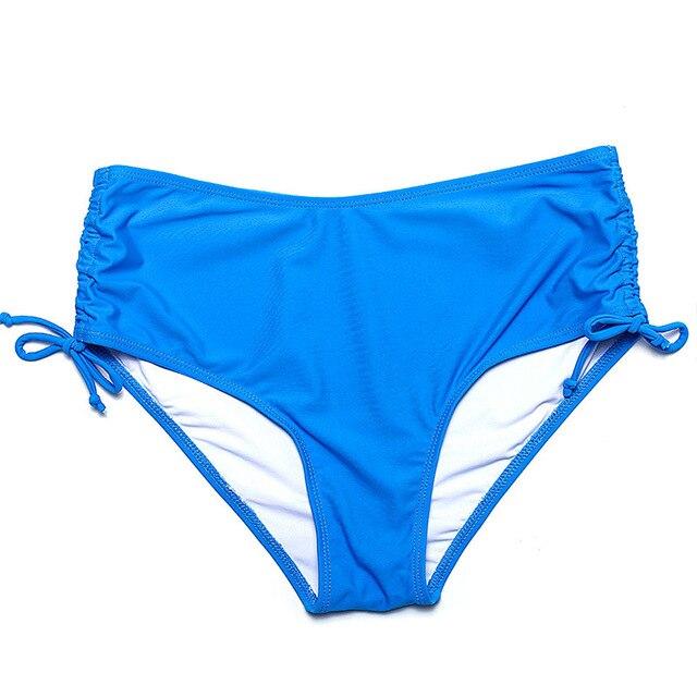 BANDEA Swimwear Female Swimsuit Bikini 2019 Solid Bottoms Sexy Straps Bikini Brief Bottom Swimwear Trunks Underwear Plus Size