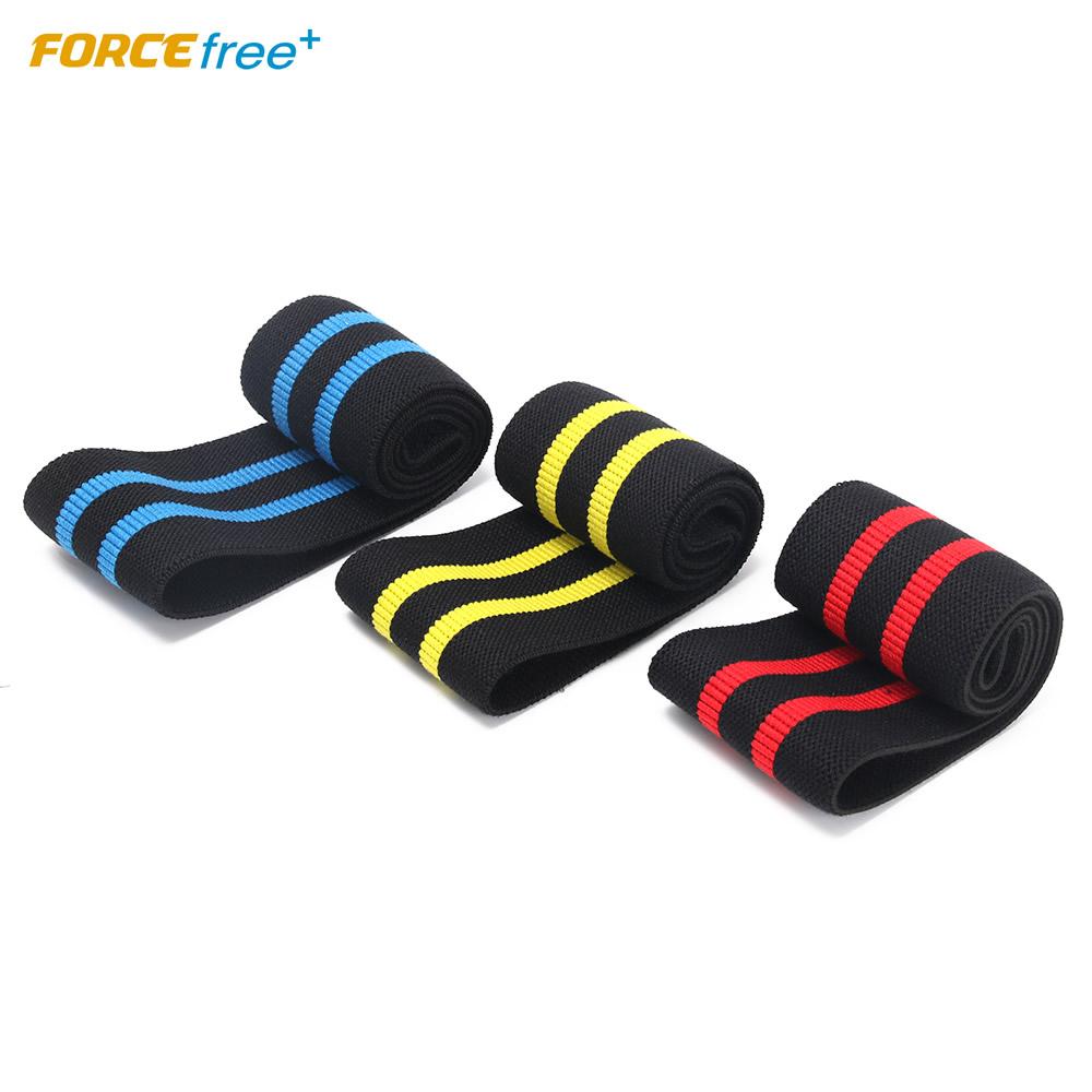 Forcefree+ 3PCS Hip Band Set Fitness Resistance Loop Bands Durable Comfortable Polyester Cotton for Yoga Gym Workout