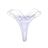 Women Sexy Bikini Bottoms Solid Color Low Waist Swimsuit Bikini Swimwear Thong Swim thong bikini Trunks bikini tanga A1