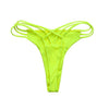 Women Sexy Bikini Bottoms Solid Color Low Waist Swimsuit Bikini Swimwear Thong Swim thong bikini Trunks bikini tanga A1