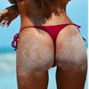 LASPERAL 2019 Women Swimwear Lace-up Swim Trunk Solid Shorts Swim Underwear Sexy Bikini T-Back Cut Out Thong Bottom Beach Pant
