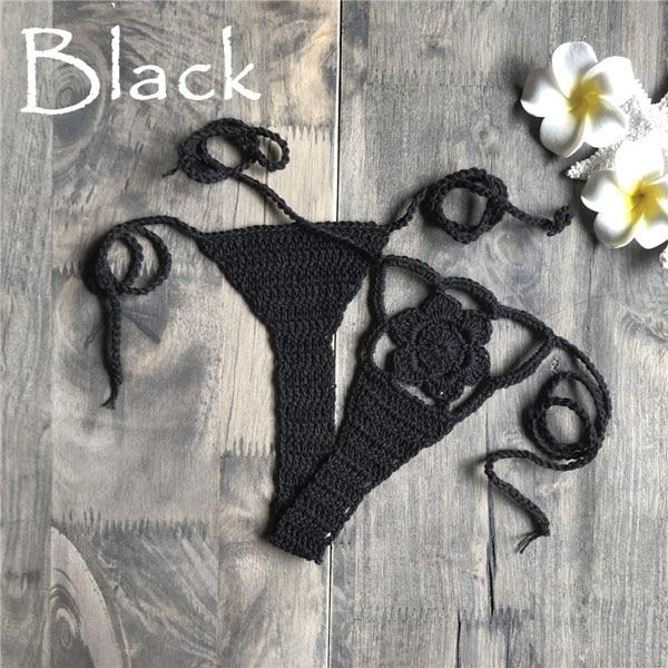 Hot Brazilian Ladies Sex Bikini Bottom Beach Thong Crochet G-String Swimsuit Swimwear bathing suit shorts 2019 Sale