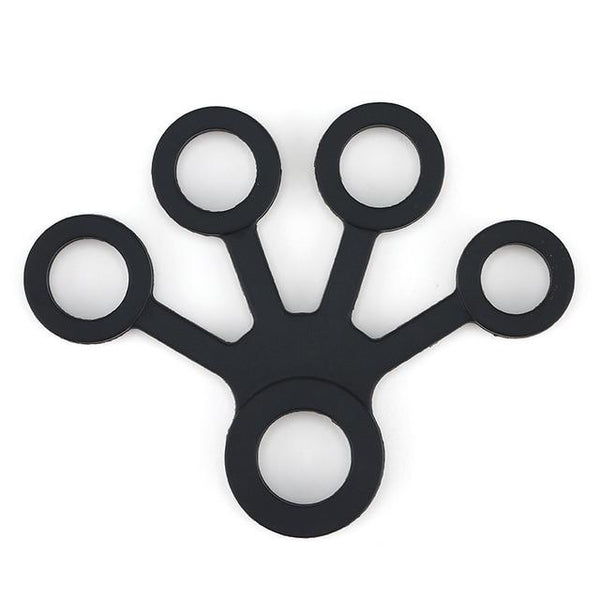 NEW Finger Hand Grip Silicone Ring Gripper Strengthener Exerciser Trainer Resistance Band Fitness Expander Stretcher 3 Levels
