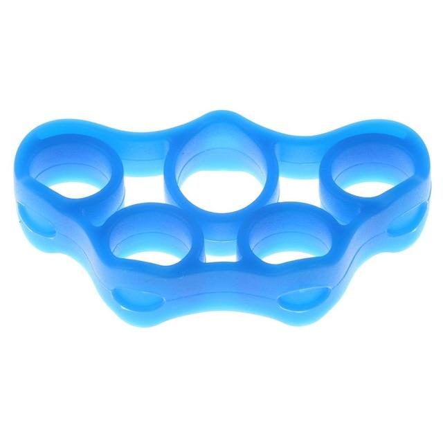 NEW Finger Hand Grip Silicone Ring Gripper Strengthener Exerciser Trainer Resistance Band Fitness Expander Stretcher 3 Levels