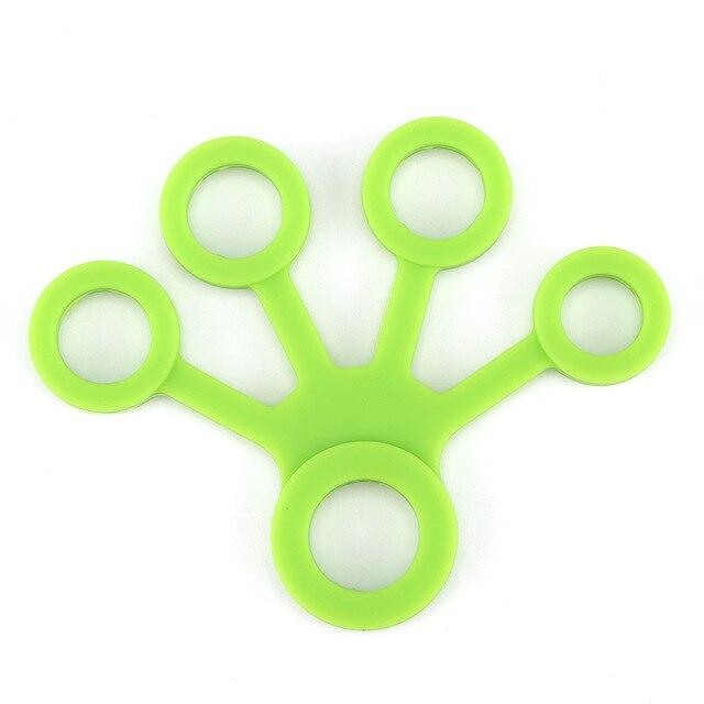 NEW Finger Hand Grip Silicone Ring Gripper Strengthener Exerciser Trainer Resistance Band Fitness Expander Stretcher 3 Levels