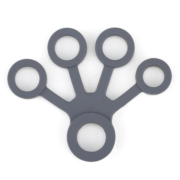 NEW Finger Hand Grip Silicone Ring Gripper Strengthener Exerciser Trainer Resistance Band Fitness Expander Stretcher 3 Levels