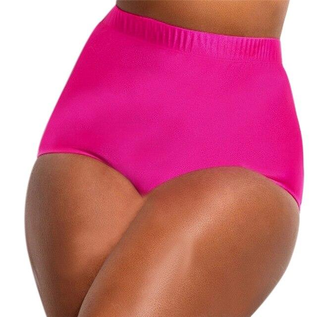 Bikini Bottoms Swimwear Ladies High Waisted Bikini Tankini Bottoms Swim Briefs Swimming Pants Bathing Brazilian Bottom Badpak