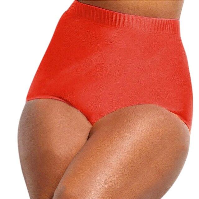 Bikini Bottoms Swimwear Ladies High Waisted Bikini Tankini Bottoms Swim Briefs Swimming Pants Bathing Brazilian Bottom Badpak