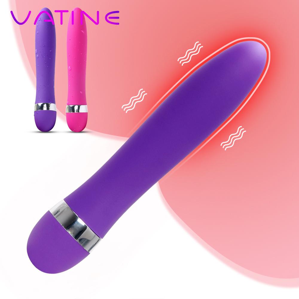 VATINE Sex Toys for Women Magic Wand Waterproof G-spot Dildo Vibrator Clitoris Stimulator Speed Adjustable AV Stick
