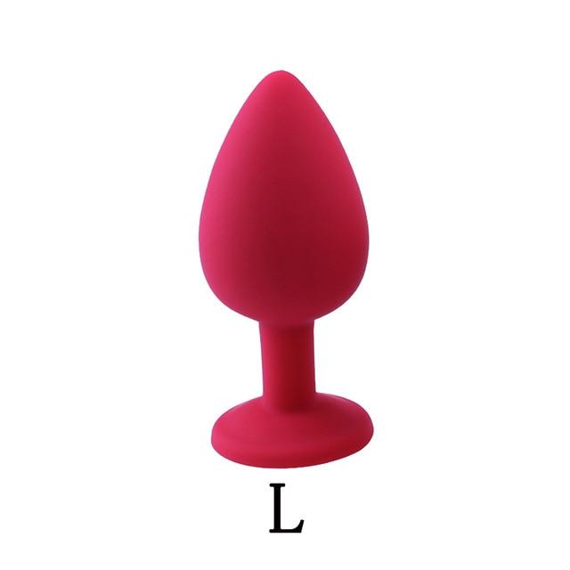 3Pcs/Set Safe Butt Plug With Crystal Detachable Jewelry Anal Plug Vagina Clitoris Vibrator Erotic Adult Sex Toys For Woman/Men