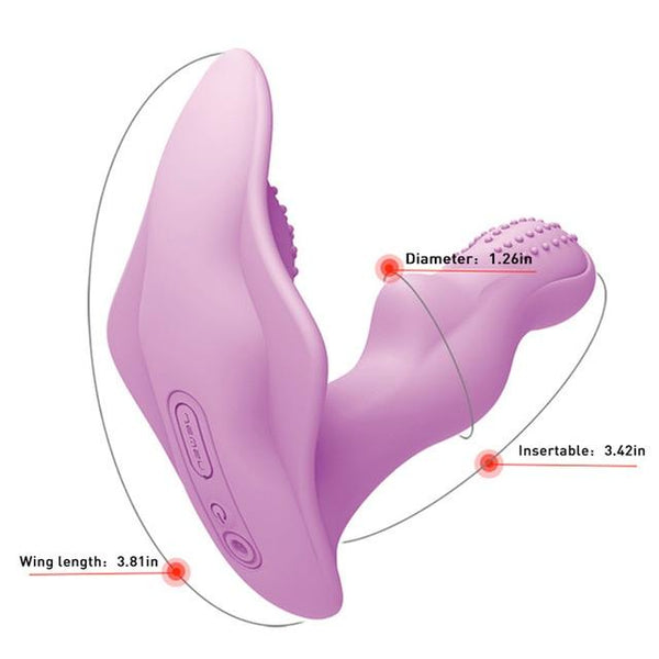BODYPRO Wearable Butterfly Dildo Vibrator for Women G Spot Clitoris Stimulator Wireless Remote control Adult Couple Sex toys