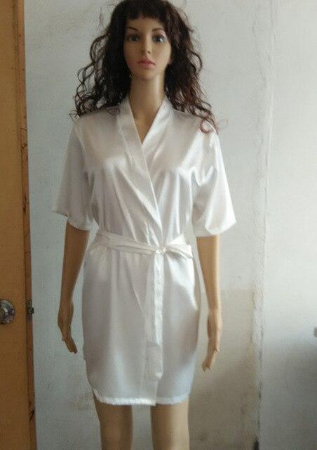 PLUS SIZE XXL 3XL Femme Man Satin Silk Bathrobe with Belt Nightgown Short Sleeve Robes Elegant Tracksuits Pijama Long Tops