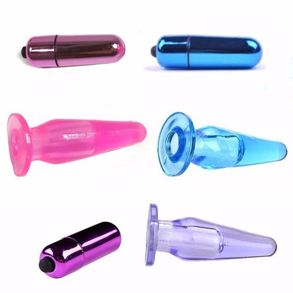 Mini Bullet Vibrator Anal Plug G-Spot Vibrator Sex Toys for Woman Clitoris Massager Dildo Vibrator Butt Plug Female Masturbation