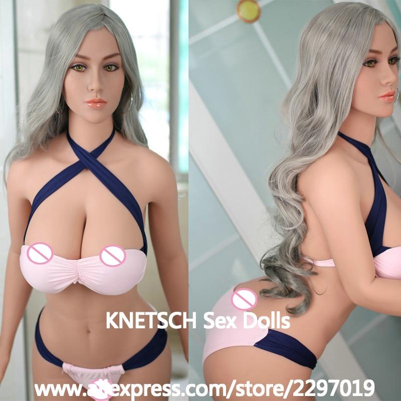 Realistic Solid Silicone Sex Doll with Metal Skeleton for Men Masturbation,Full Size Love Doll Sexy Toys Oral Anal Sex Toys