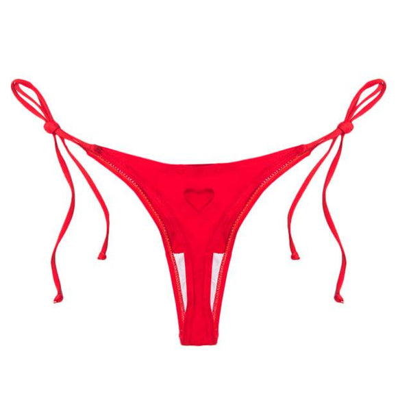 Women Swimwear Brazilian Hollow Bikini Bottom Side Tie Thong Bathing Swimsuit 4 colors Tankinis sexy feminino biquinis mujer#070