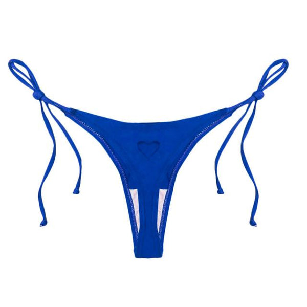 Women Swimwear Brazilian Hollow Bikini Bottom Side Tie Thong Bathing Swimsuit 4 colors Tankinis sexy feminino biquinis mujer#070