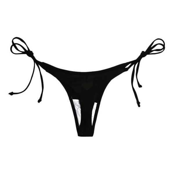Women Swimwear Brazilian Hollow Bikini Bottom Side Tie Thong Bathing Swimsuit 4 colors Tankinis sexy feminino biquinis mujer#070