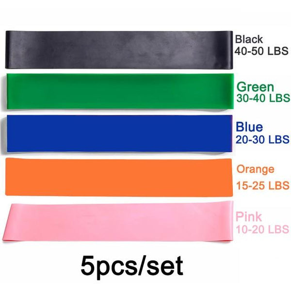 Pilates Resistance Bands Set Fitness Latex Loop BodyBuilding Strength Band Workout Pull Rope Athletic Expander Yoga Expander
