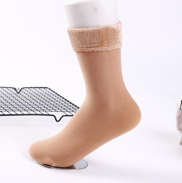 2018 Winter Warmer Socks Women Thicken Thermal Wool Cashmere Snow Socks Seamless Velvet Boots Floor Sleeping New Year Socks Men