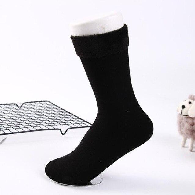 2018 Winter Warmer Socks Women Thicken Thermal Wool Cashmere Snow Socks Seamless Velvet Boots Floor Sleeping New Year Socks Men