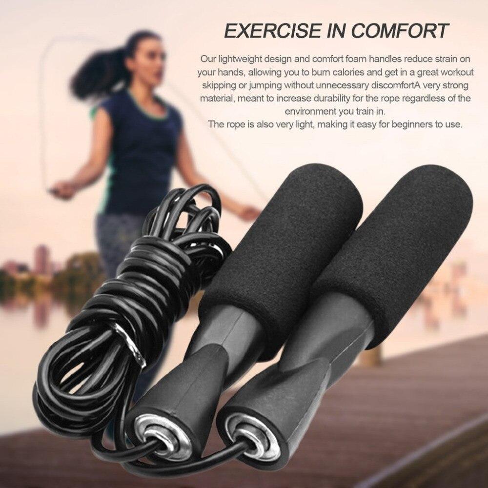Crossfit Jump Rope Skip Speed & Weighted Jump Ropes with Extra Speed Cable Ball Bearings Anti-Slip Handle for Double Unders #Y