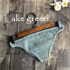 Solid Bikinis Mujer Swimsuit Crochet Red Bikini Top Knit Sexy Bikinis Women's Swimming Bra Large Female Swimwear S - XL 2019 New