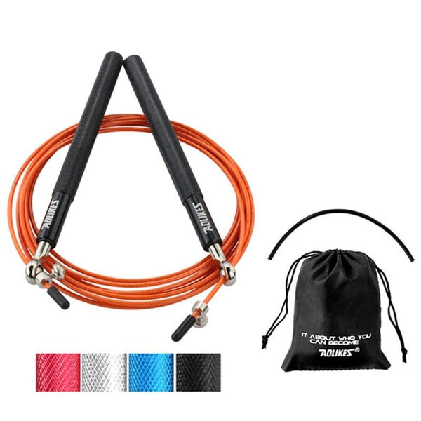 High quality Fitness Steel Wire Aluminum Alloy Jump Rope Racing Jumping Weight Skip Ropes Body Building dropshipping