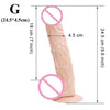 7 / 8 / 10 / 12 inches Big Huge Realistic Dildo Rubber Penis Women Artificial Giant Long Suction Cup Anal Dildo Fake Penis Dick