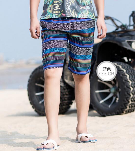 New Summer Mens Floral One-Piece Swimwear Swimming Trunks Boy's Beach Surf Shorts Pants High Waist Swimming Trunks Board Pants