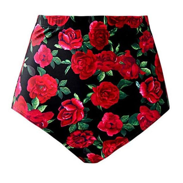 Sexy Women G-String Brazilian Thongs High Waist Bikini Bottoms Swimwear Swimsuit Tankini Bottom Swimsuit Swimming Suit Plus Size