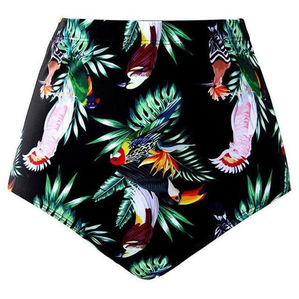 Sexy Women G-String Brazilian Thongs High Waist Bikini Bottoms Swimwear Swimsuit Tankini Bottom Swimsuit Swimming Suit Plus Size