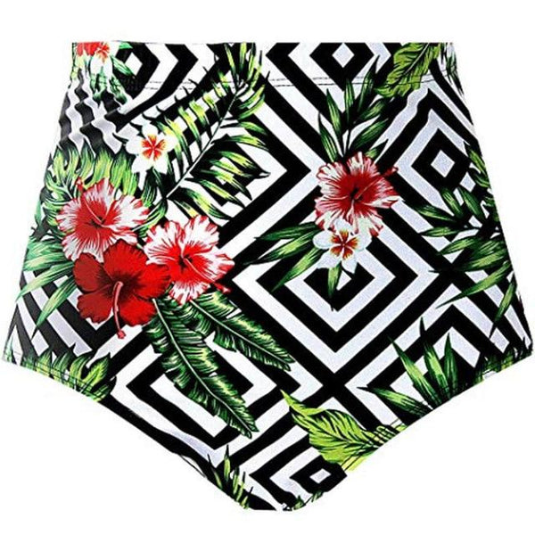 Sexy Women G-String Brazilian Thongs High Waist Bikini Bottoms Swimwear Swimsuit Tankini Bottom Swimsuit Swimming Suit Plus Size