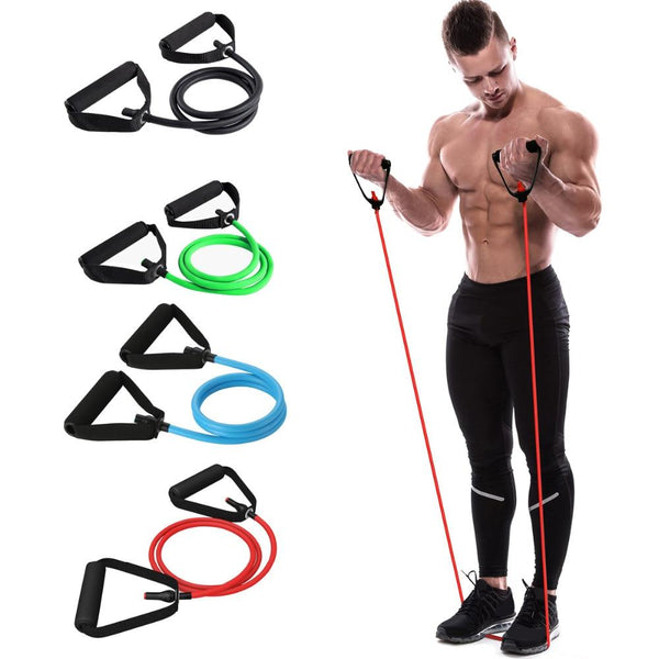 120cm Fitness Elastic Resistance Bands Yoga Pull Rope Exercise Tubes Elastic Workout Bands for Yoga Pilates Expander Elastic