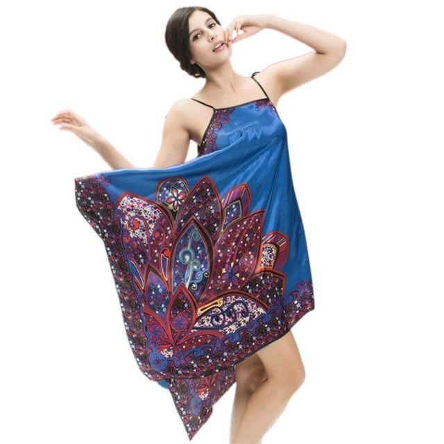 Retail Wholesale Women Sexy Casual Long Dress Chemise Nightgown Sleepwear Bath Nightwear