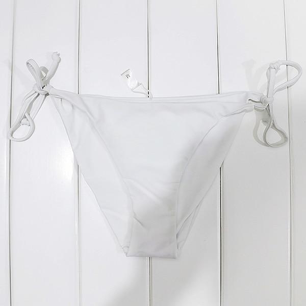 Vikionfly 10Color Bikini Top High Neck Swimwear Tops Women 2019 Cut Out Padded Swimsuit Swimming Bra Back Cross Bathing Suit