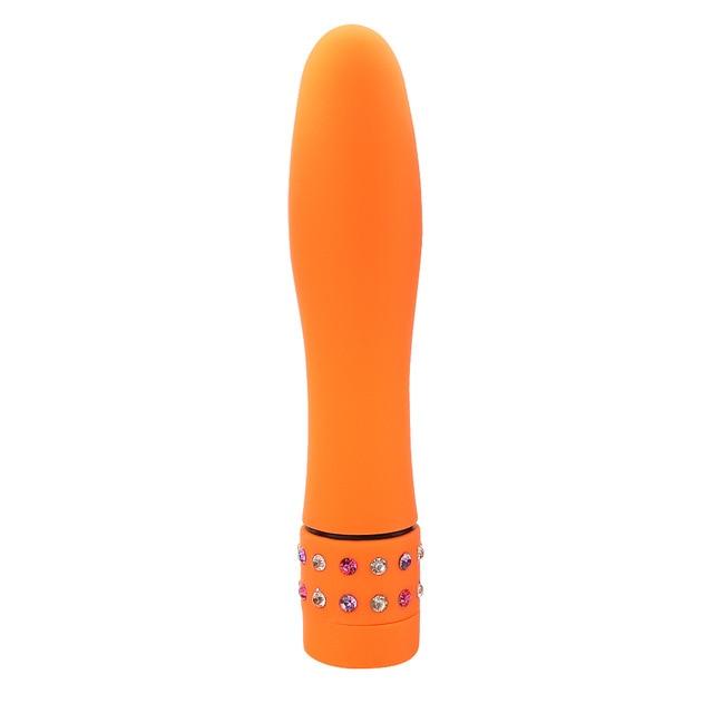 Diamond Mini Bullet Shape Vibrator G-Spot Massage Magic Wand Muti-Speed Clitoris Stimulator Sex Toys for Women Vibrating Dildo