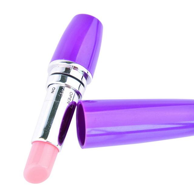 Lipstick Dildo Mini Electric Bullet Vibrator Vaginal Massager G Spot Clitoris Stimulator Erotic Masturbator Sex Toys for Woman