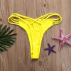 womens brazilian bikini bottoms Women Sexy Bottoms Swimsuit Bikini Swimwear Cheeky Thong V Swim Trunks thong bikini  #XTN