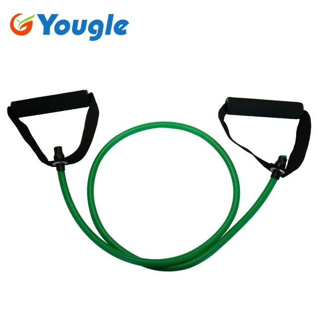 YOUGLE Pilates Latex Tubing Expanders Exercise Tubes Strength Resistance Band Sets Fitness Equipment Pull belt Rope