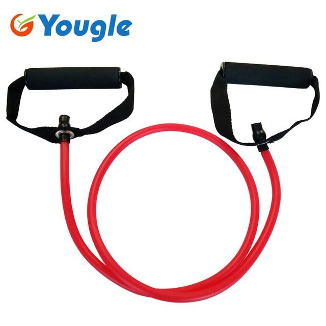 YOUGLE Pilates Latex Tubing Expanders Exercise Tubes Strength Resistance Band Sets Fitness Equipment Pull belt Rope