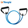 YOUGLE Pilates Latex Tubing Expanders Exercise Tubes Strength Resistance Band Sets Fitness Equipment Pull belt Rope