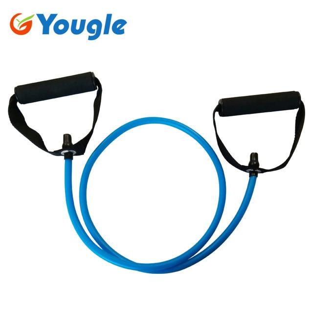 YOUGLE Pilates Latex Tubing Expanders Exercise Tubes Strength Resistance Band Sets Fitness Equipment Pull belt Rope