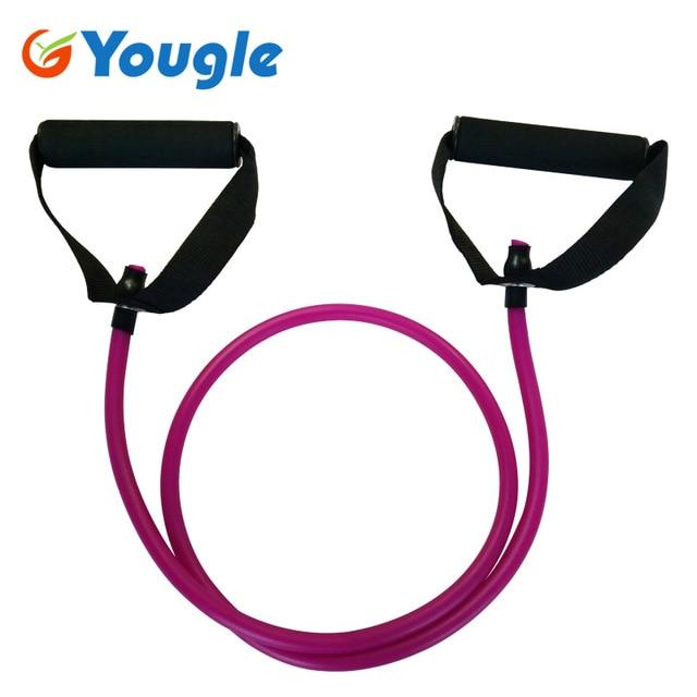 YOUGLE Pilates Latex Tubing Expanders Exercise Tubes Strength Resistance Band Sets Fitness Equipment Pull belt Rope