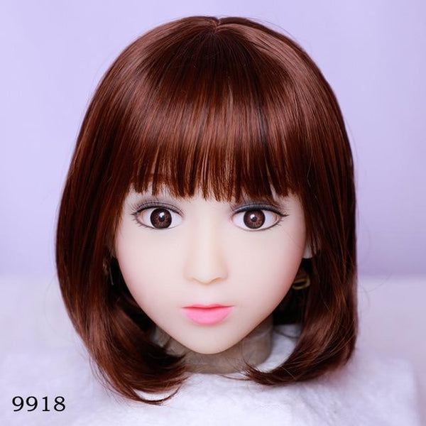 13cm depth Silicone sex doll Head TPE Oral Sucking Sex Doll Accessories for 100-140cm Love dolls sextoy for men male masturbator