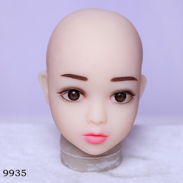 13cm depth Silicone sex doll Head TPE Oral Sucking Sex Doll Accessories for 100-140cm Love dolls sextoy for men male masturbator