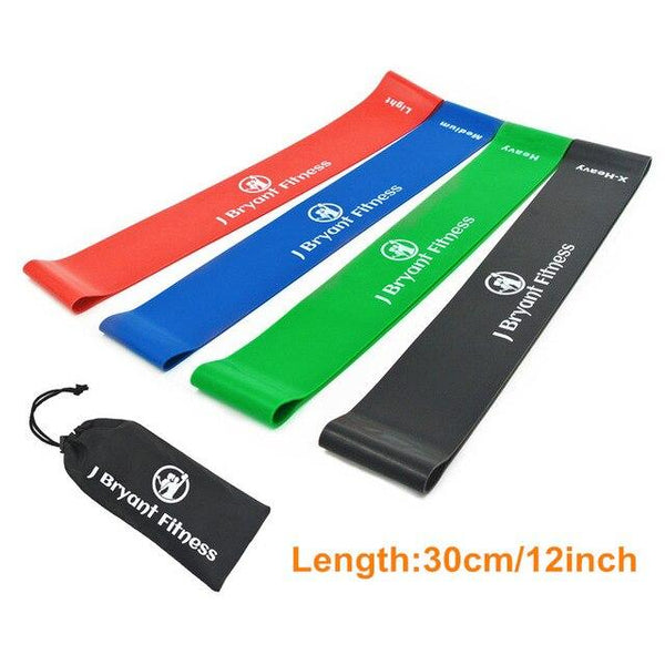 10/12'' Thick Fitness Resistance Band set with EN/RU Instruction Strength Training Elastic Latex Loops Bands Workout Equipment